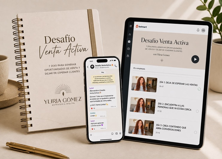Mockup del Desafío Venta Activa